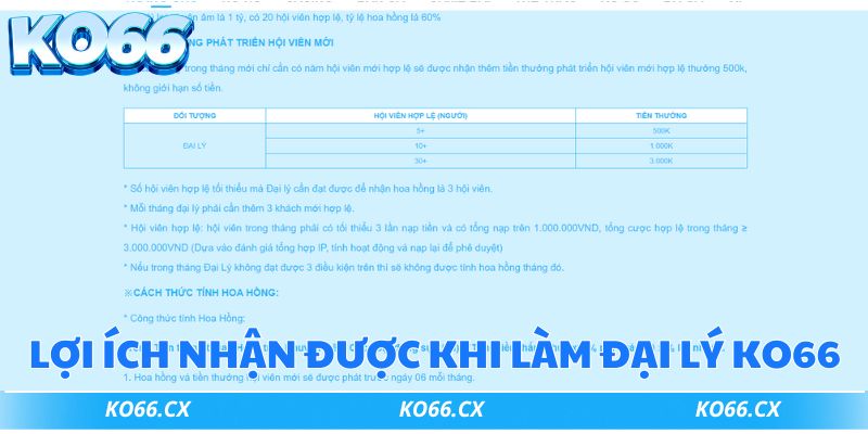 Những điều đại lý nhận được khi hợp tác